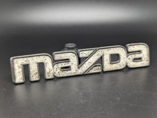 MAZDA 142MM LOGO SIGLA EMBLEMA FREGIO STEMMA SCRITTA TARGHETTA BADGE TARGA NOME