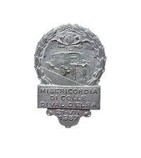 *HH* Medaglia Spilla Misericordia Colle Di Val D'elsa 1957 Siena  Ambulanza  