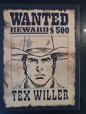 TEX WILLER n  1 - "VIVO O MORTO" - VARIANT TAGLIA Copertina PICCINELLI lucca2018