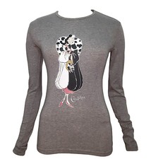 maglia girocollo donna cotone