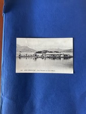 CARTOLINA  BAVENO -LAGO MAGGIORE-ISOLA PESCATORI ED ISOLA MADRE- VIAGGIATA 1910