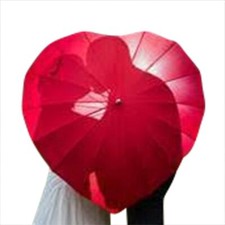 Ombrellone da sposa cuore