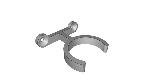 Supporto tubo scarico 40mm - supporto,
