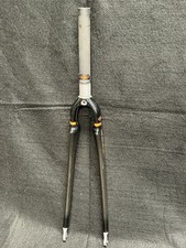 Easton EC70 700C forcella stradale 1 pollice senza filettatura gambe in carbonio Aero 207 43 rastrello 376 g