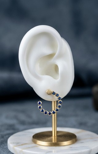 Orecchini oro con - kt,