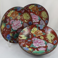 Antichi 3 Piatti Porcellana