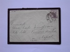 BUSTA CON TIMBRO  "AMBULANTE TORINO-ROMA - 154 (?) - B"