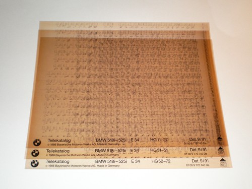 Microfiche catalogo ricambi - catalogo,