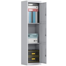 HOMCOM Armadio per Ufficio a 3