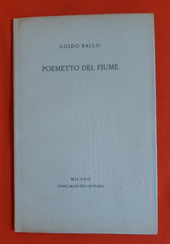 Guido ballo poemetto del - ballo,