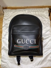 Zaino Gucci Nero con Logo