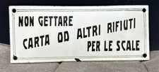 Insegna Smaltata Vintage
