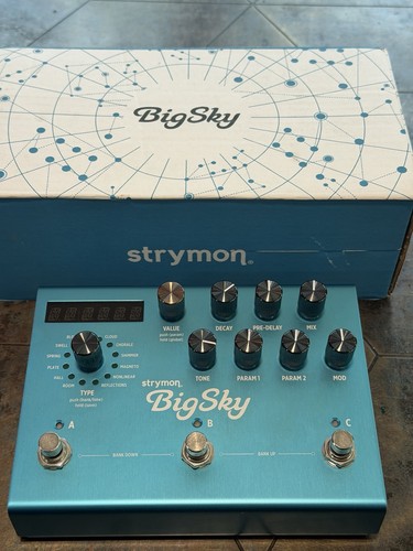 Pedale riverbero strymon big - pedale,