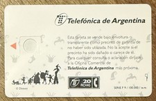 ARGENTINE CARTE DISNEY