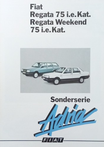 Fiat regata weekend adria - fiat,