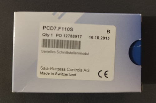 Saia pcd7 f110s modulo - saia, pcd7.f110s