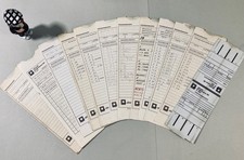 Scheda Magnetica per Olivetti "Programma 101"_ Programmazione Computer Striscia Magnetica