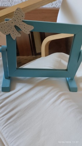 Specchio tavolo con cornice - tavolo,
