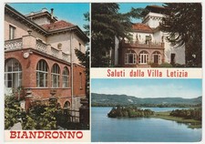 BIANDRONNO - VARESE - SALUTI DALLA VILLA LETIZIA - VIAGG. 1972 -32541-
