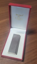 Accendino Cartier argento Massiccio cinque 5 Facce perfetto