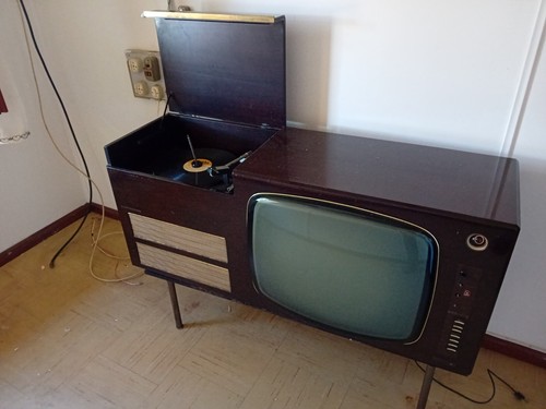 Mobile con giradischi - tv,