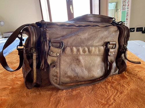 Borsa pelle unisex - in,