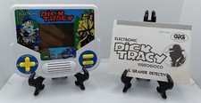 Dick Tracy Tiger Electronic Gioco Elettronico con Manuale LCD Games Vintage 1988