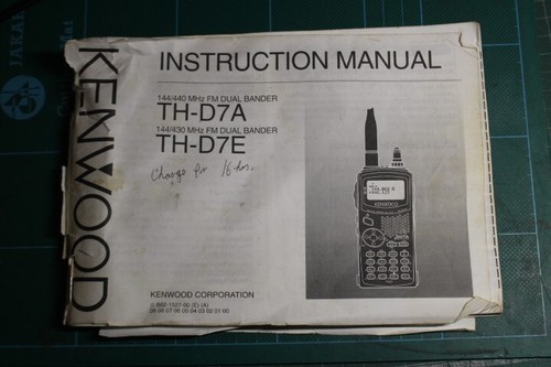 Kenwood d7e manuale - th-d7e.,