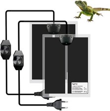 2pcs Tappetino Riscaldante LERWAY per Rettili Terrario Tappetino Riscaldante 14w