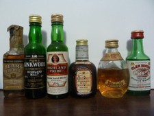 WHISKY MINIATURE 6 BOTTIGLIE