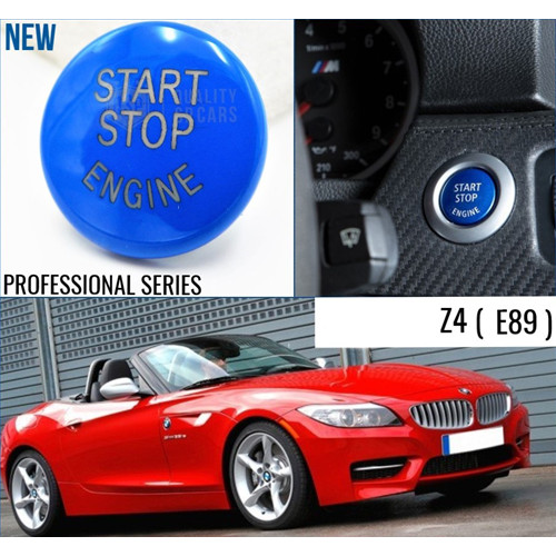 Pulsante start stop blu - start,