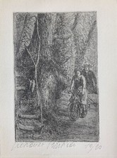 BARBISAN GIOVANNI (Treviso, 1914 - Orbetello, 1988) SENZA TITOLO acquaforte 198