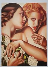 DIPINTO MODERNO  TAMARA DE LEMPICKA CM 50X70 OLIO SU TELA