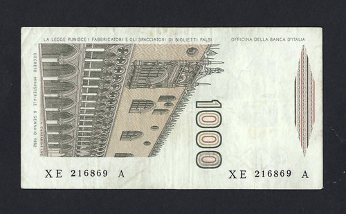 Repubblica 1000 lire marco - repubblica,