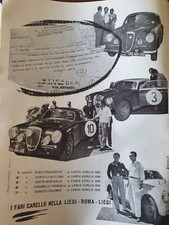 FARI CARELLO TORINO LANCIA AURELIA - VECCHIA PUBBLICITA' ADVERT - DAB1