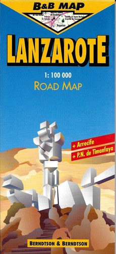 Mappa lanzarote isole - mappa, lanzarote,