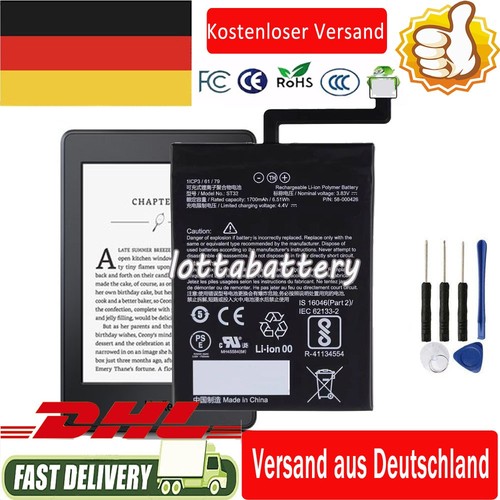 Batteria per amazon kindle - batteria,