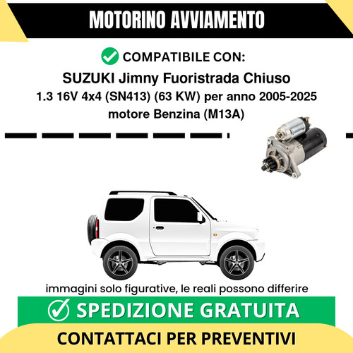 Motorino avviamento suzuki - motorino,