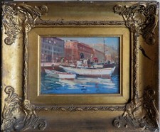 080506 Vincenzo Aprile (1952) Barche a Mergellina.