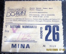 MINA MAZZINI biglietto