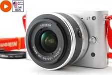 ⏯️[MINT w/Case] Nikon 1 J1 Silver Digital Camera 10-30mm F/3.5-5.6 VR Lens JAPAN