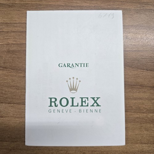 Certificato garanzia rolex - certificato,