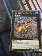 Yugioh Numero C96: Tempesta Oscura SHSP-EN046 Ultimate Rare 1° Edizione NM/LP