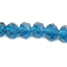 Perle di vetro sfaccettate