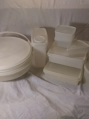 Piece clear tupperware set - piece,