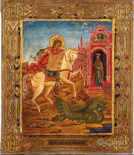 Antica icona russa san - antica,