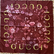 Gucci such seiden Flora Foulard Carrè in Seta - Silk Carrè