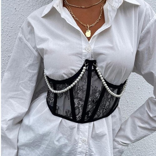 Corsetto sottobusto pizzo - sottobusto,