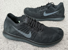 Nike Free RN Flyknit 880843-010 scarpe uomo nero antracite taglia 11