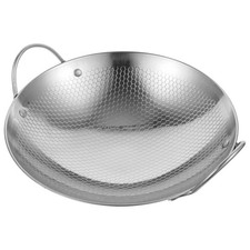  Padella Piccola Pentola Acciaio Inox Fornitura Cucina Doppia Maniglia